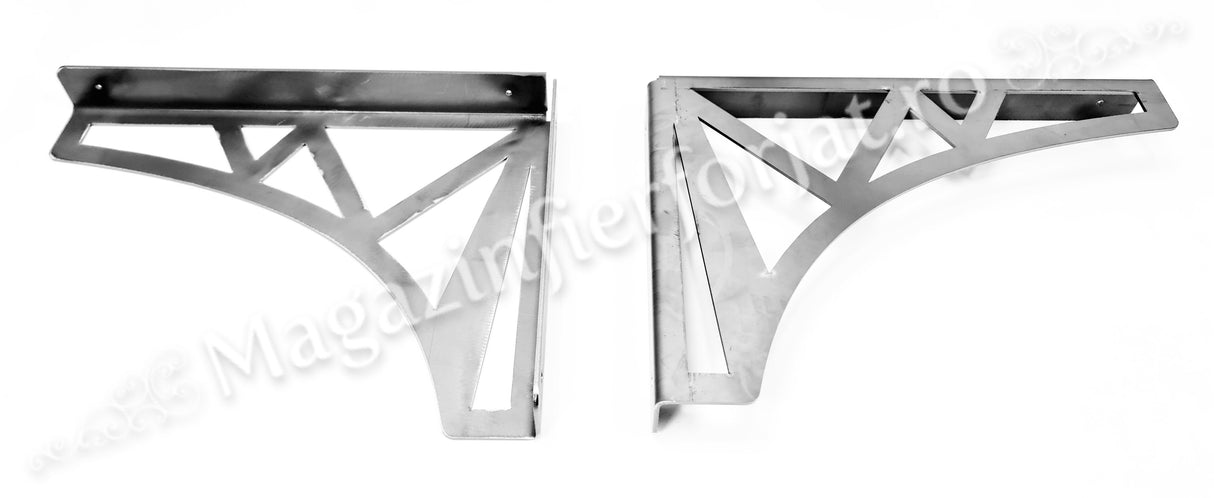 UNV94.25 Suport Raft model TRIUNGHIURI cu polita de 400mm din tabla de 3mm NEVOPSIT