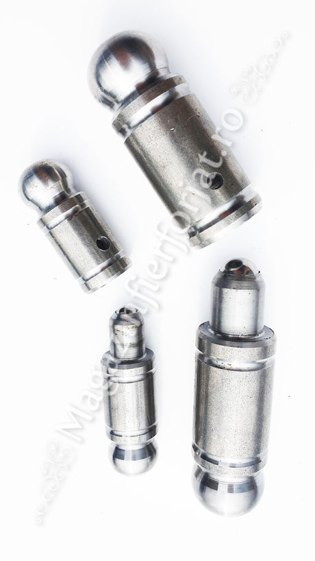 Balama fier forjat cu frecare pe BILA DE RULMENT D.30mm H.150mm prevazute cu gaura de gresare