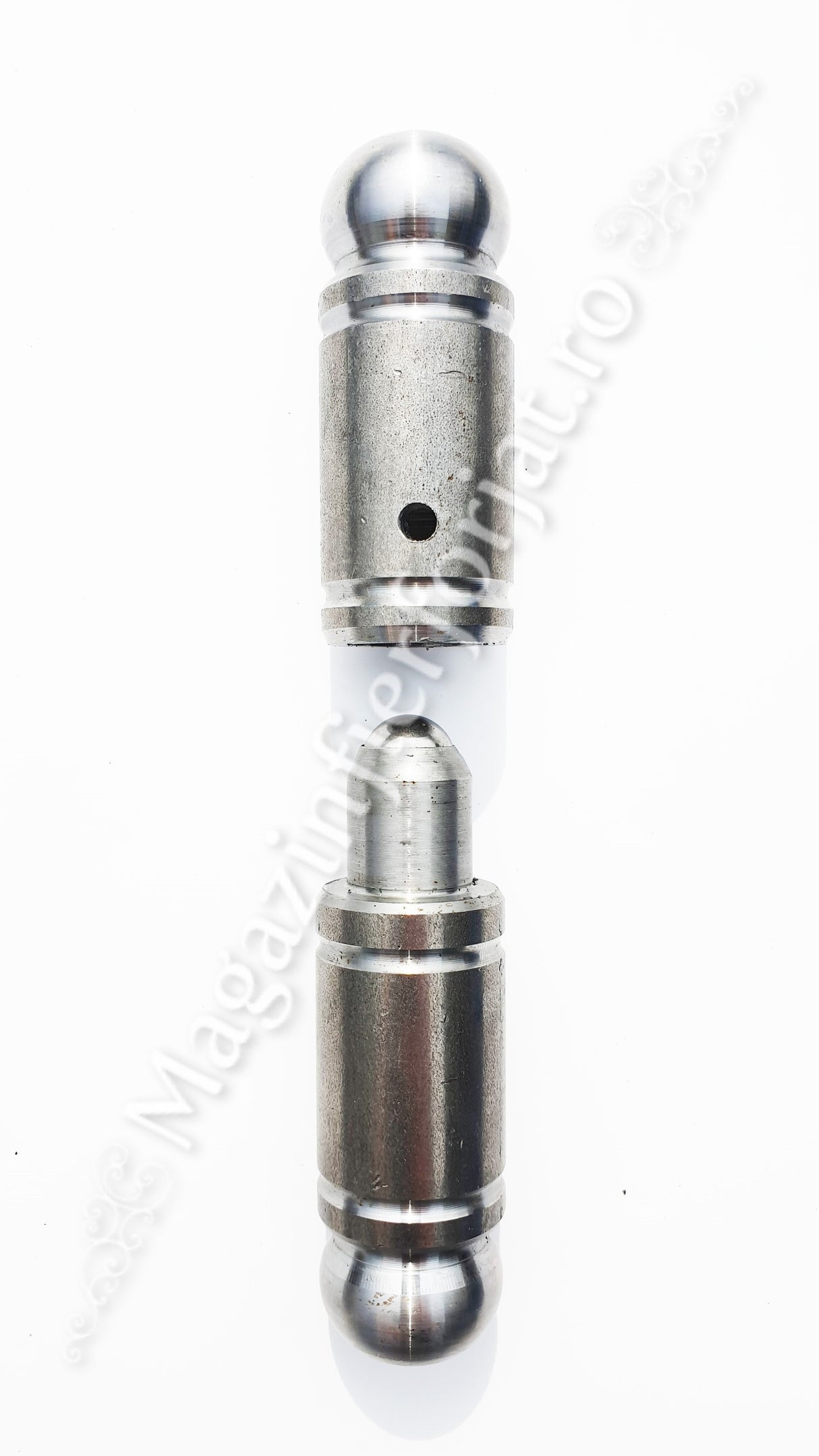 Balama fier forjat cu frecare pe BILA DE RULMENT D.30mm H.150mm prevazute cu gaura de gresare