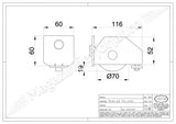 KIT poarta culisanta AUTOPORTANTA 2170/8 IBFM ITALIA, 600KG greutatea maxima a portii si o deschidere de maxim 8ML