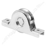 Rola cu suport interior pentru profil "R" D.80mm din otel zincat pentru 200KG greutatea maxima distribuita pe rola