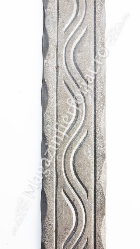 UNV10.405.7 Platband amprentat model "S-uri" 40x5mm 