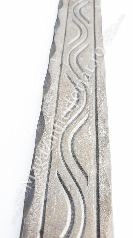 UNV10.405.7 Platband amprentat model "S-uri" 40x5mm 