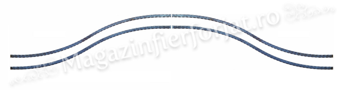 UNV90.305.1 Pereche de Arcade pentru POARTA MARE din 30x5mm amprentat 1950x300mm